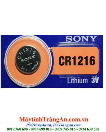Pin 3V Lithium Sony CR1216 chính hãng Sony Nhật